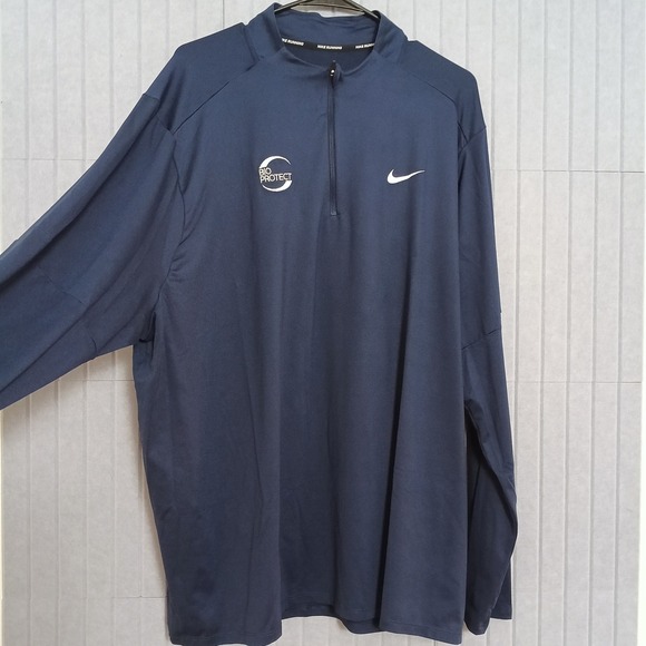 Nike Other - Nike Quarter Zip Pullover Men 3XL Navy Blue Excellent Dri-FIT Bio Protect Top